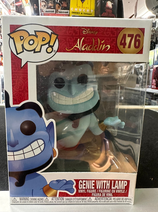 Funko Pop Genie with Lamp 476 Disney Aladdin Vinyl Figure