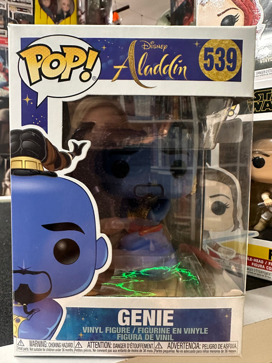 Funko Pop Genie GITD 539 Disney Aladdin Vinyl Figure