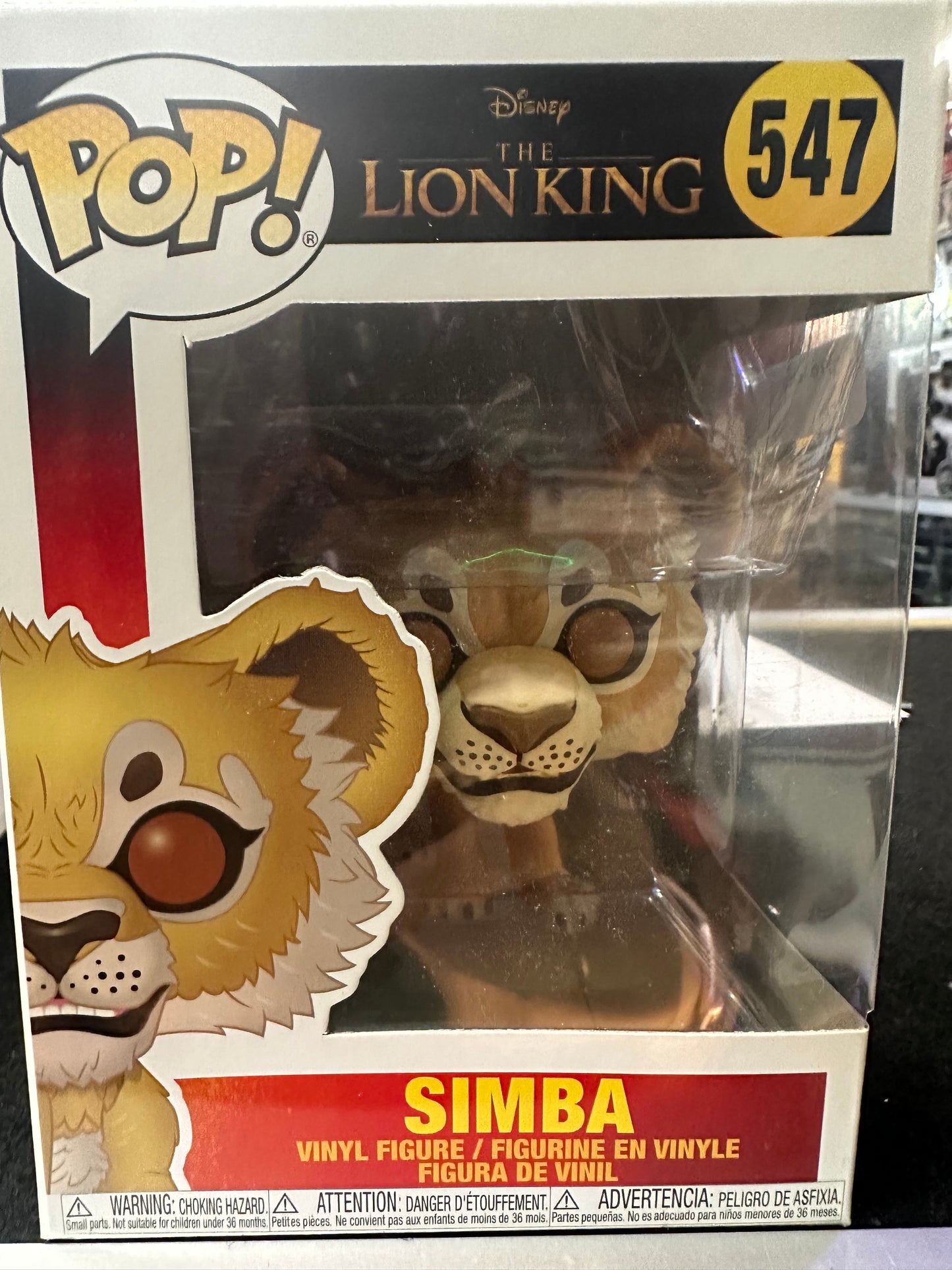 Simba 547 ~ Disney: The Lion King ~ Funko Pop Vinyl