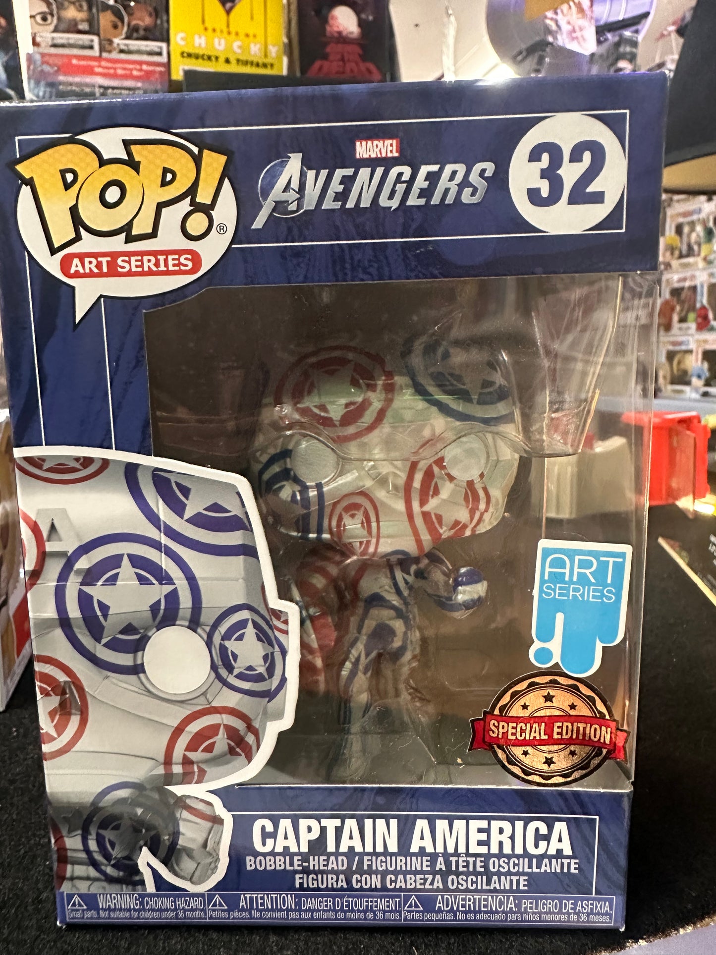 Art Series Funko Pop - Captain America - Avengers - No. 32