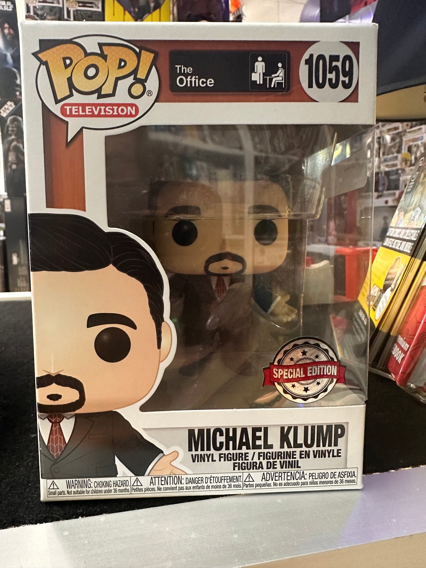 Funko Pop! The Office: Television - Michael Klump #1059 Special Edition