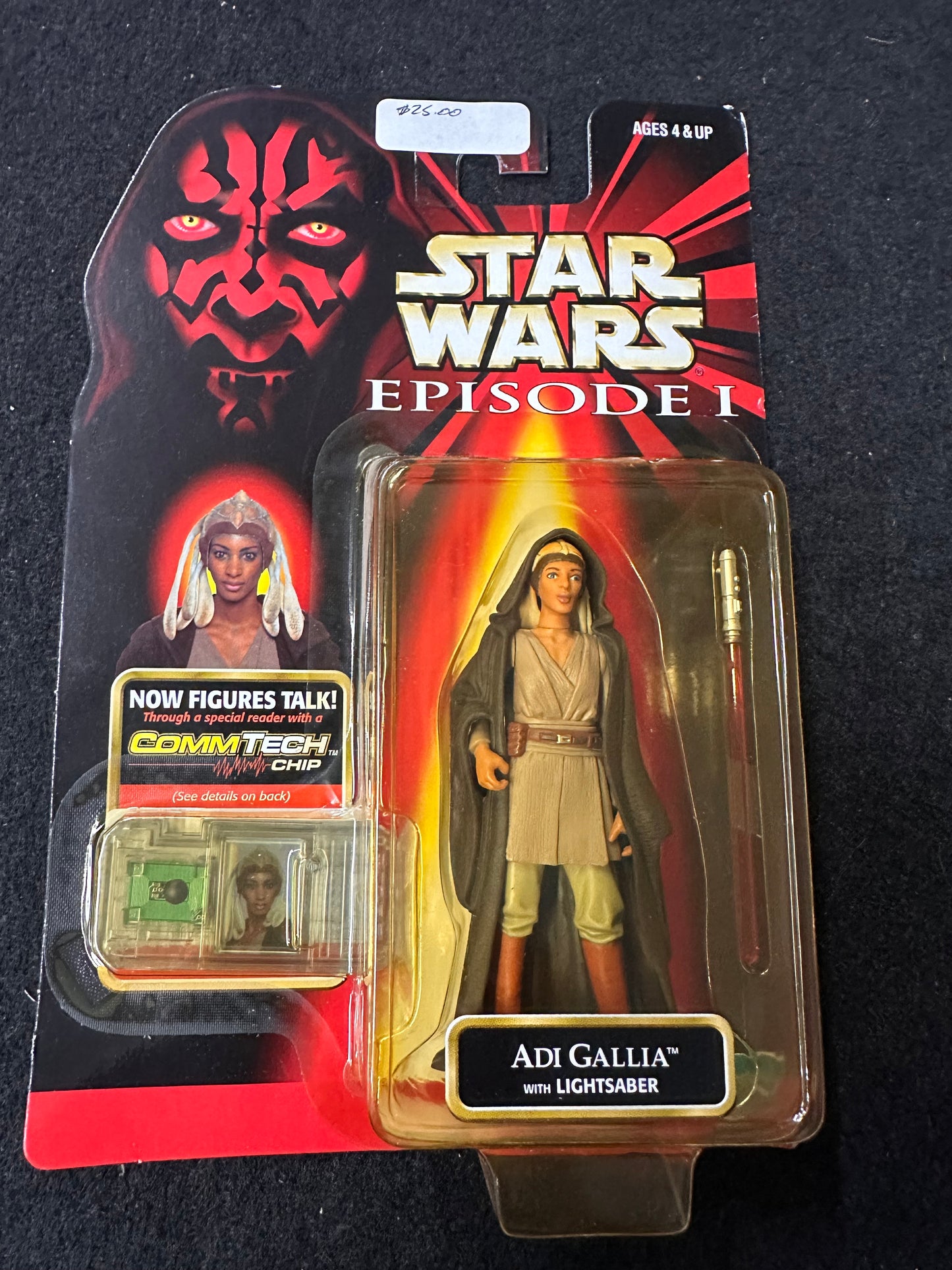 Star Wars Adi Gallia with Lightsaber 1999 Action Figure