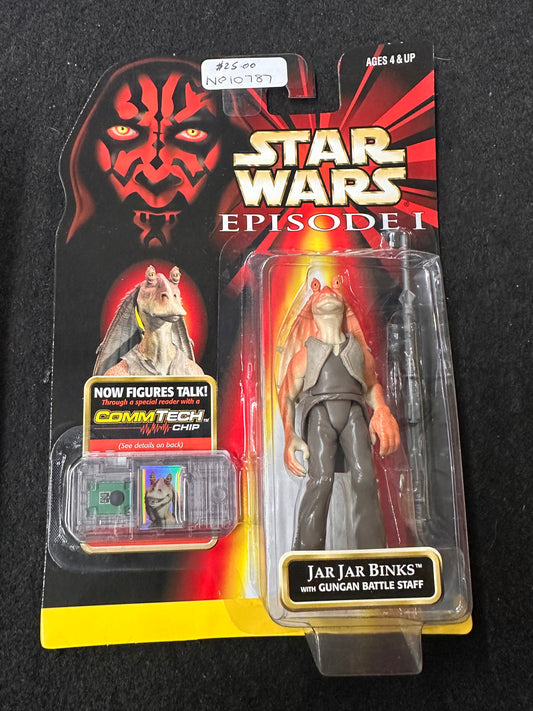 1999 Hasbro Star Wars Episode I Jar Jar Binks CommTech Collection 1 Figure