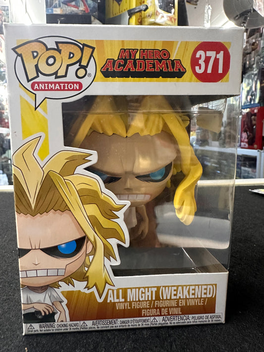 Funko POP #371 My Hero Academia All Might Weakened Figure Brand