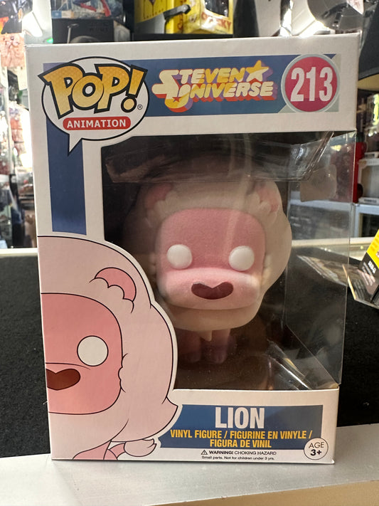 STEVEN UNIVERSE LION # 213 FUNKO POP FLOCKED