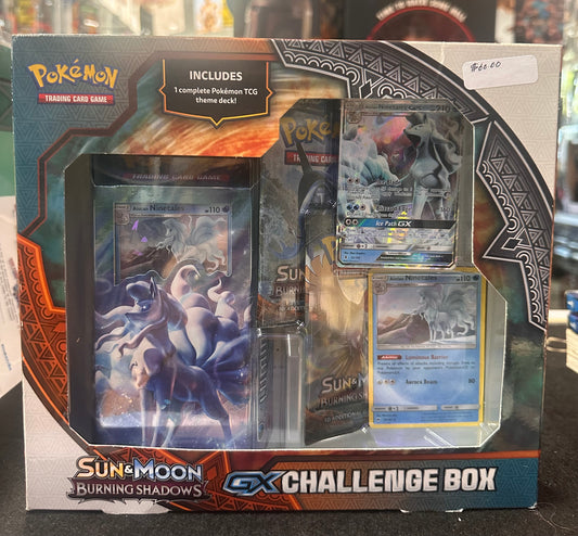 POKEMON SUN & MOON BURNING SHADOWS GX CHALLENGE BOX