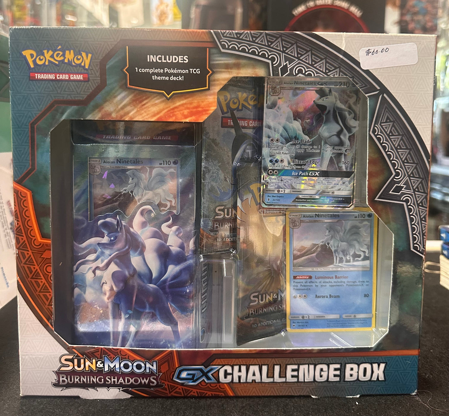 POKEMON SUN & MOON BURNING SHADOWS GX CHALLENGE BOX