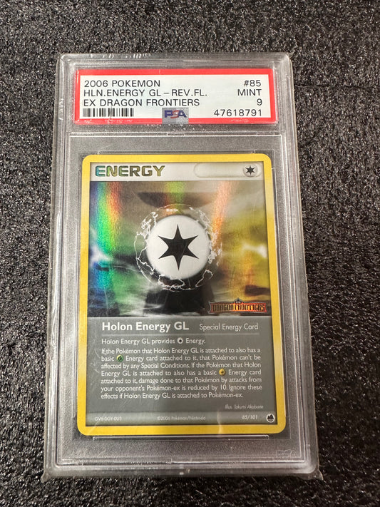 Pokemon EX Dragon Frontiers # 85 Holon Energy GL PSA 9 Card MINT