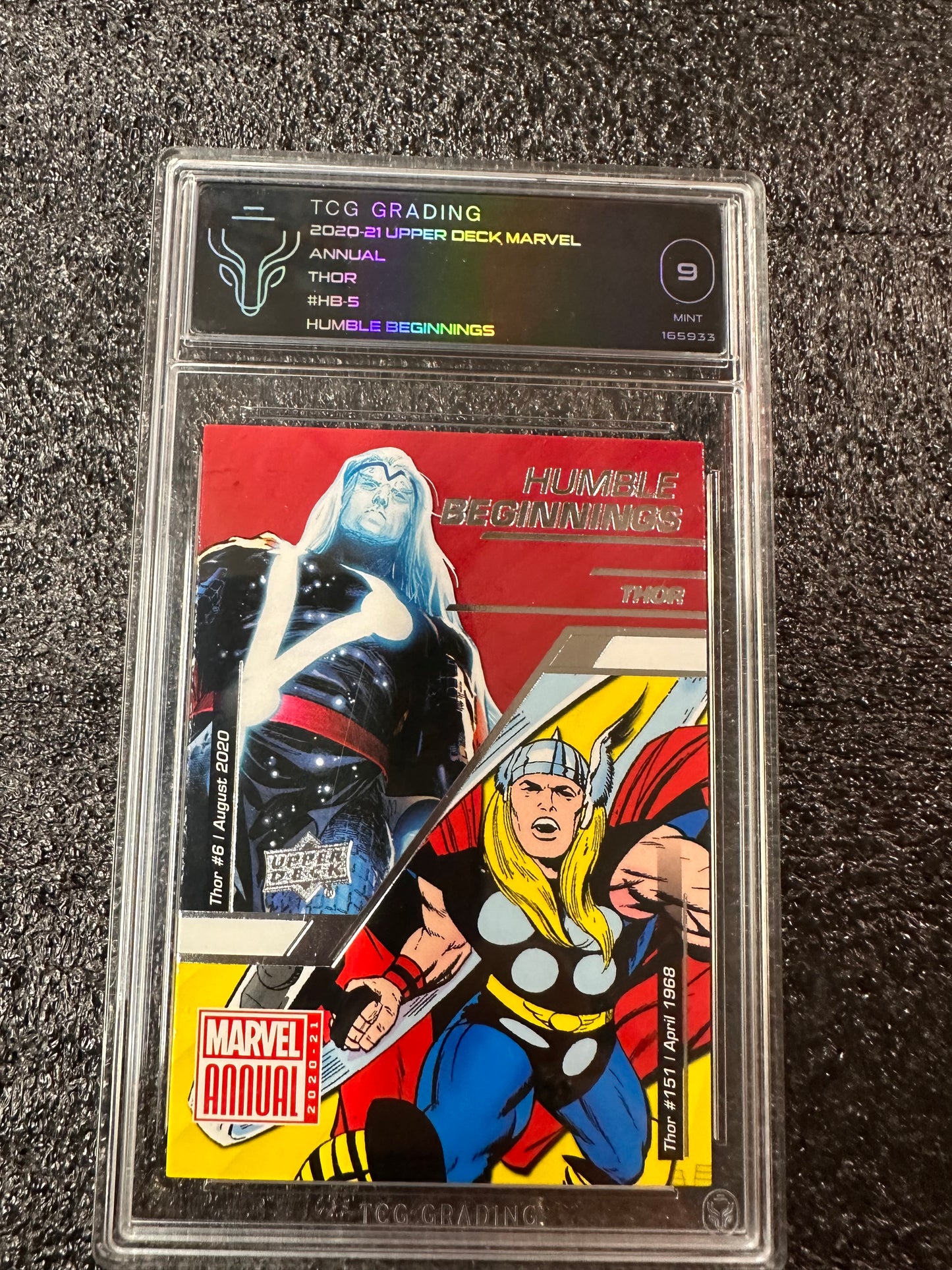 2020 HUMBLE BEGINNINGS THOR #HB5 TCG 9 MINT