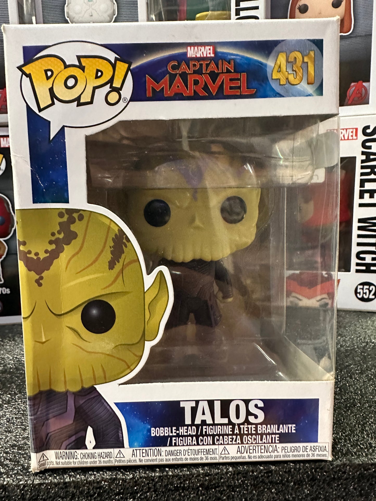 FUNKO CAPTAIN MARVEL TALOS # 431