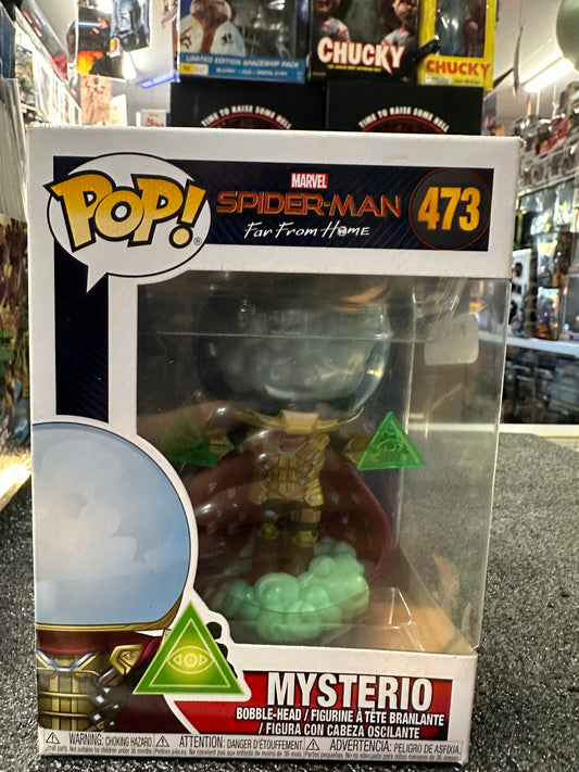 FUNKO BLACK SPIDER-MAN MYSTERIO # 473