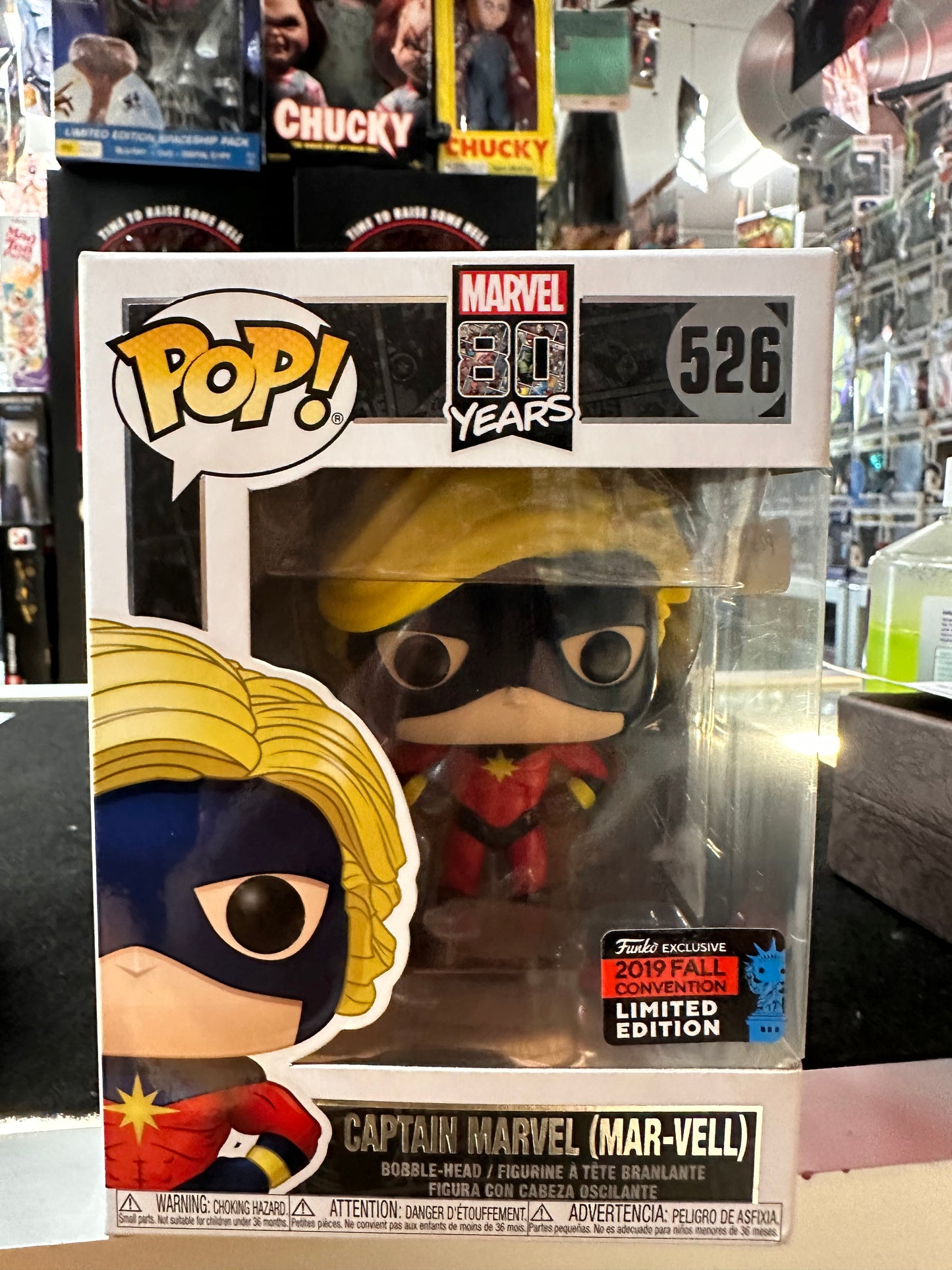 FUNKO MARVEL 80 YEARS CAPTAIN MARVEL (MAR-VELL) #526