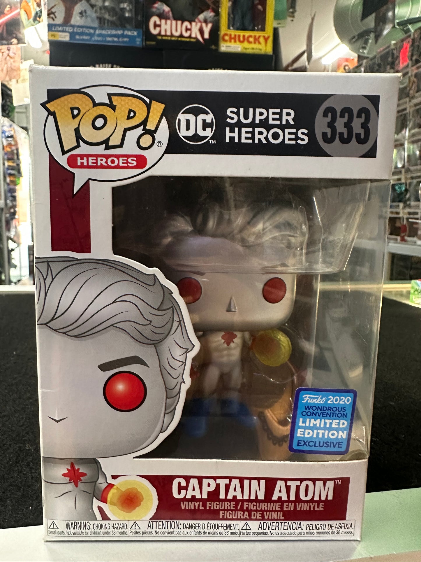 FUNKO POP DC SUPER HEROES CAPTAIN ATOM #333