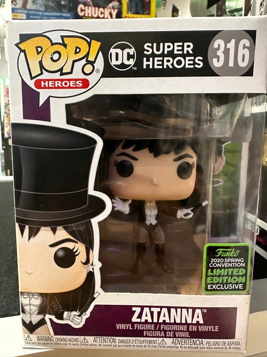 FUNKO POP DC SUPER HEROES ZATANNA #316