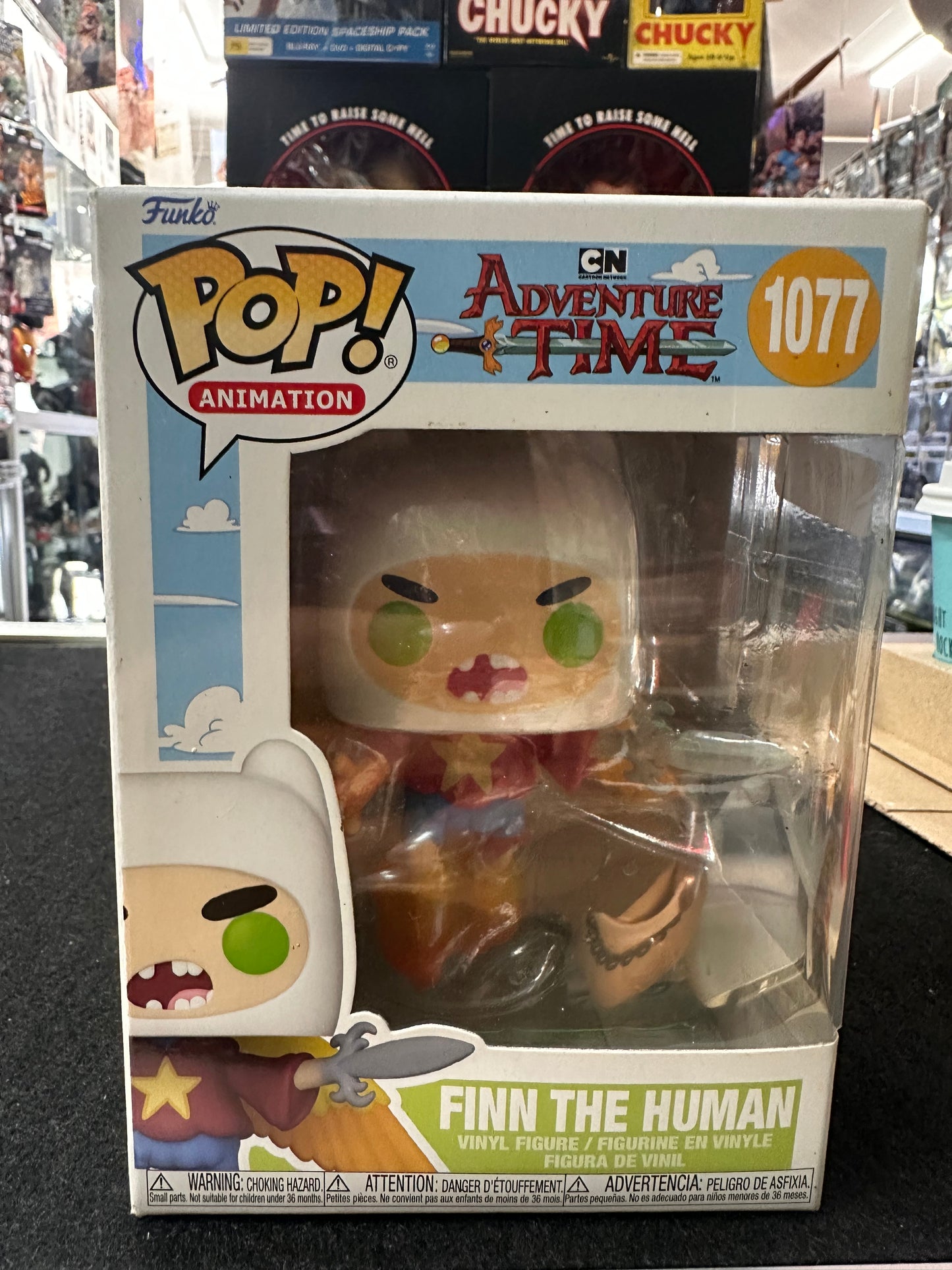 FUNKO POP ADVENTURE TIME FINN THE HUMAN #1077