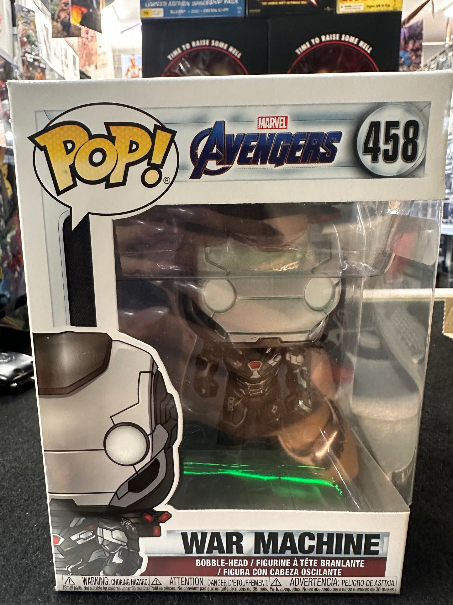 FUNKO POP AVENGERS WAR MACHINE #458