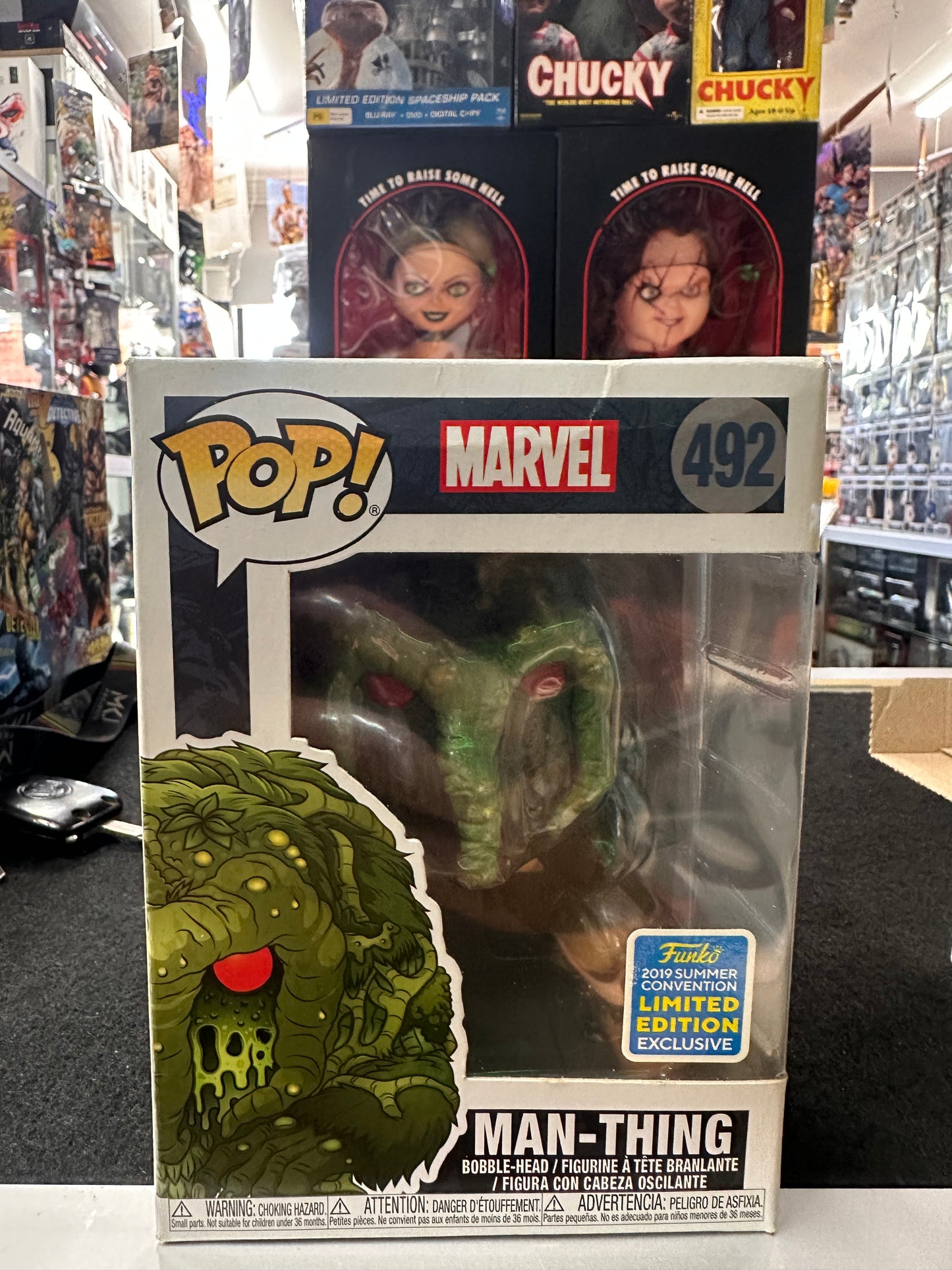 FUNKO POP MARVEL MAN-THING #492