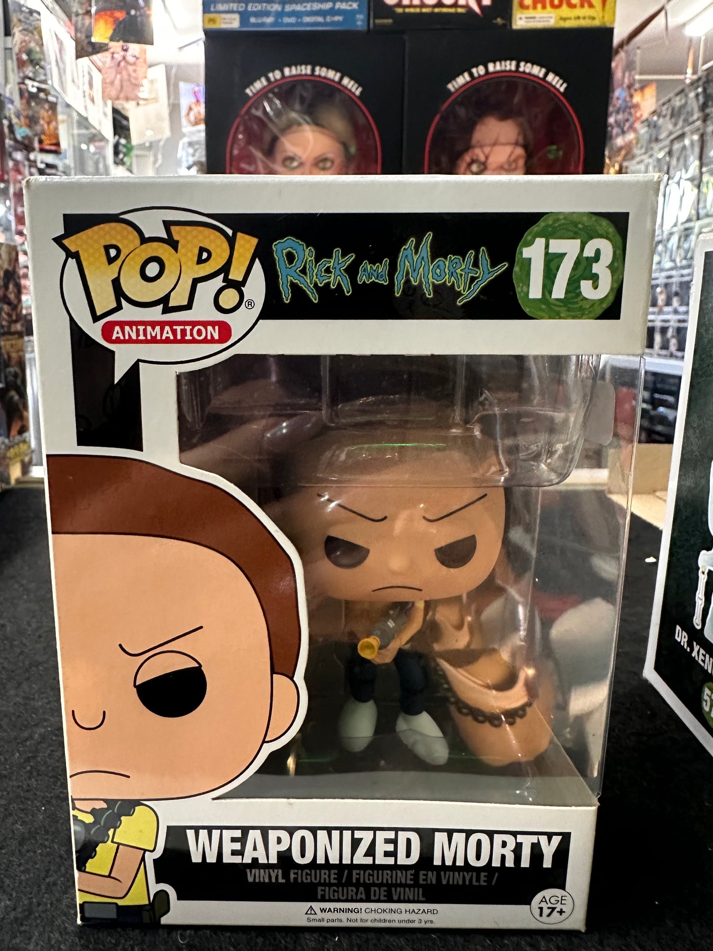 FUNKO POP RICK AND MORTY WEAPONIZED MORTY #173