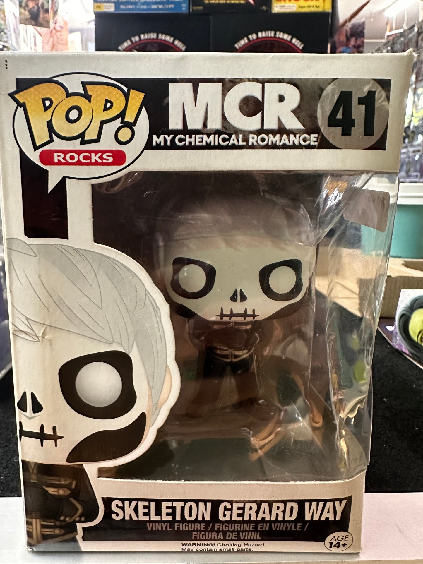 FUNKO POP MY CHEMICAL ROMANCE SKELETON GERARD WAY #41