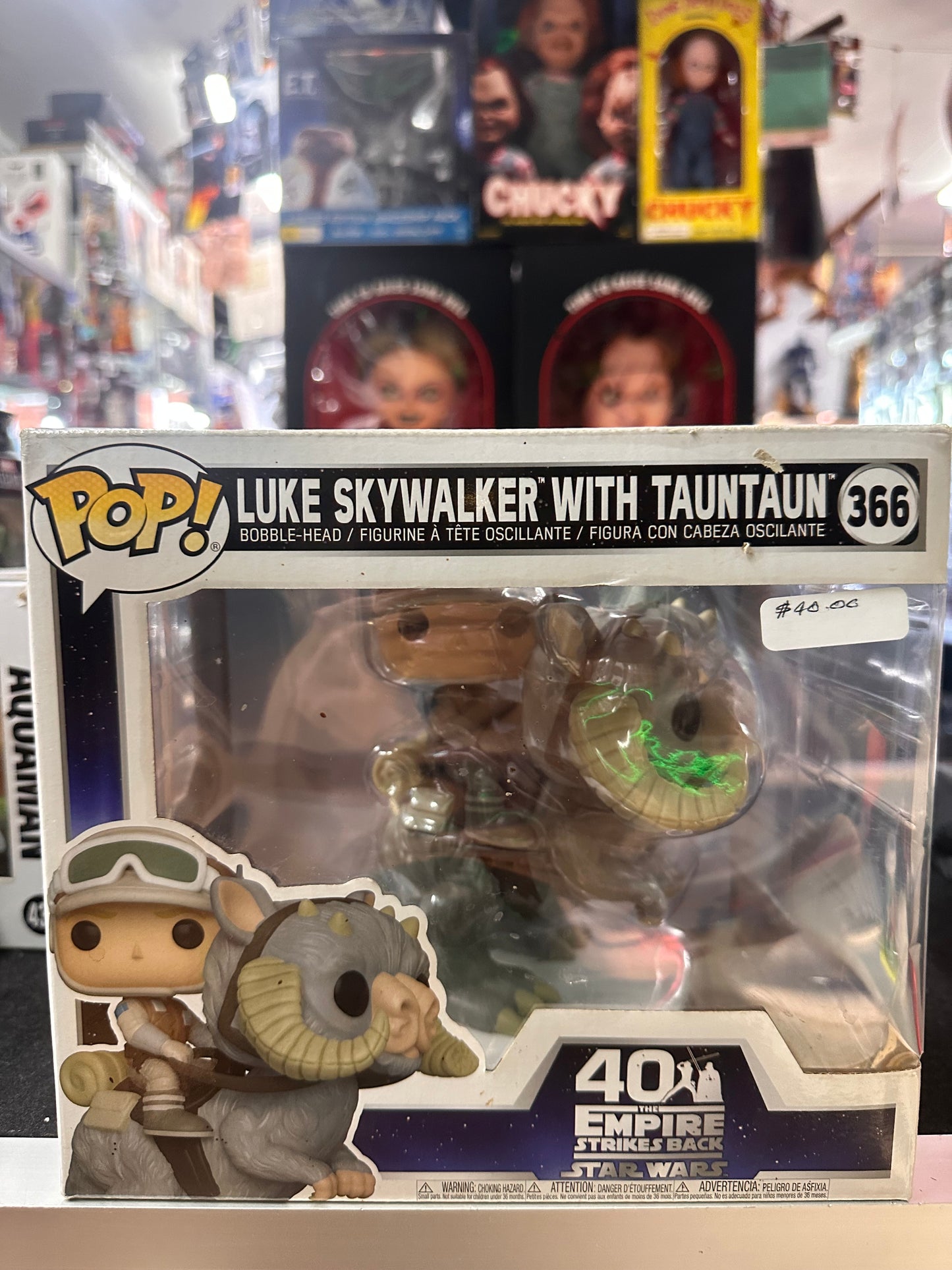 FUNKO POP STAR WARS LUKE SKYWALKER WITH TAUNTAUN #366