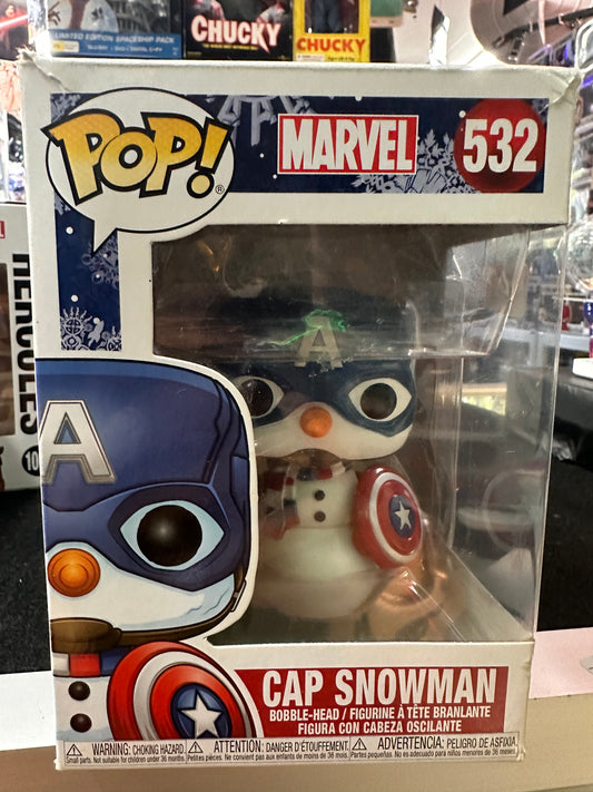 FUNKO POP MARVEL CAP SNOWMAN #532