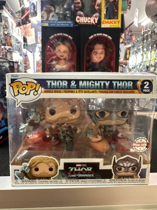 FUNKO POP MARVEL THOR AND MIGHTY THOR 2 PACK