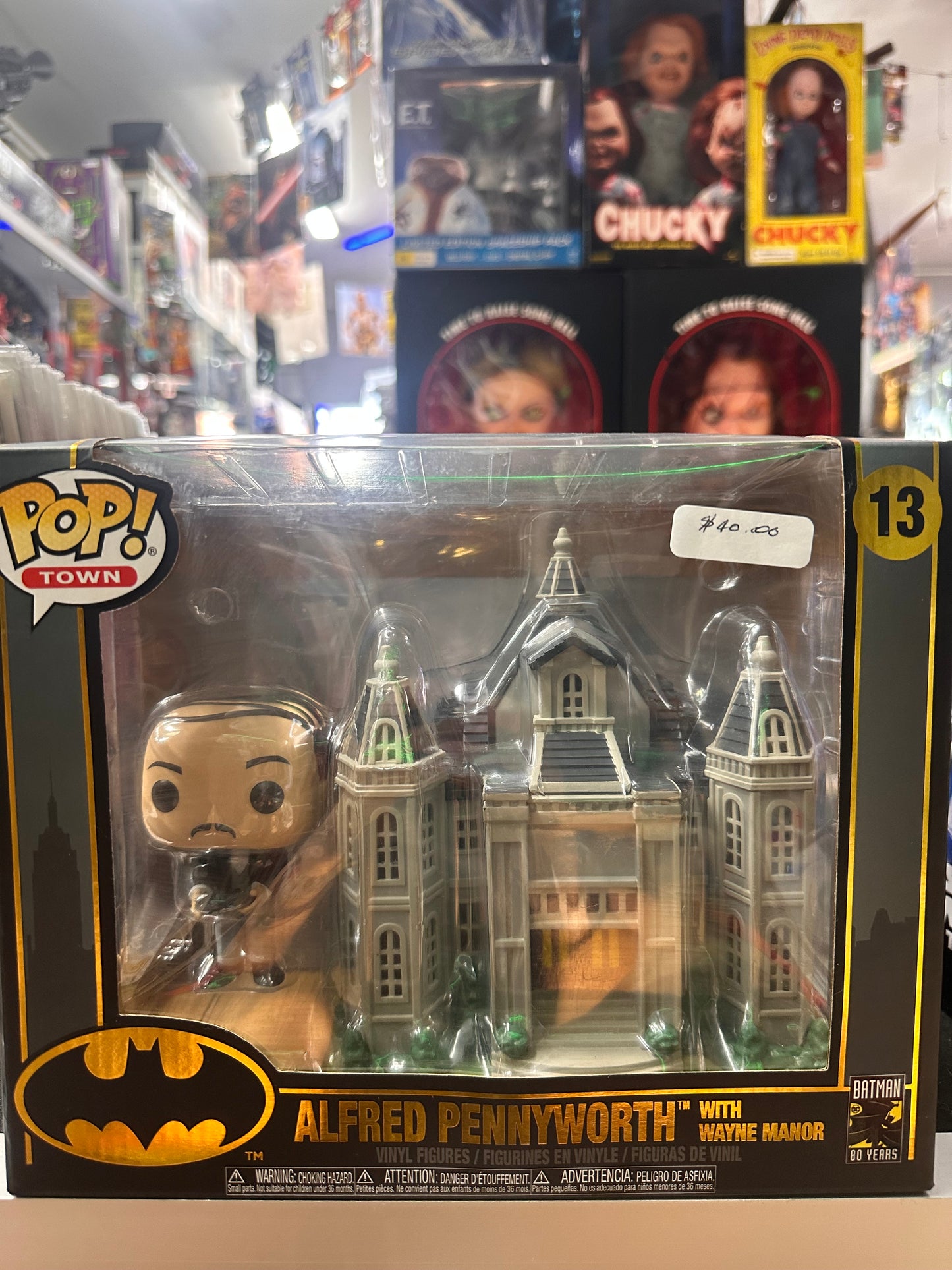 FUNKO POP BATMAN 80 YEARS ALFRED PENNYWORTH WITH WAYNE MANOR #13