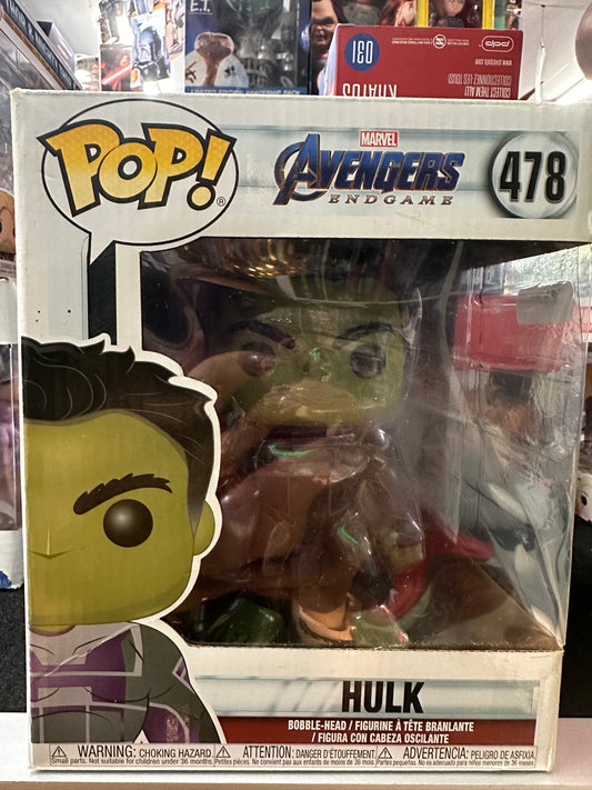 FUNKO POP AVENGERS ENDGAME HULK #478