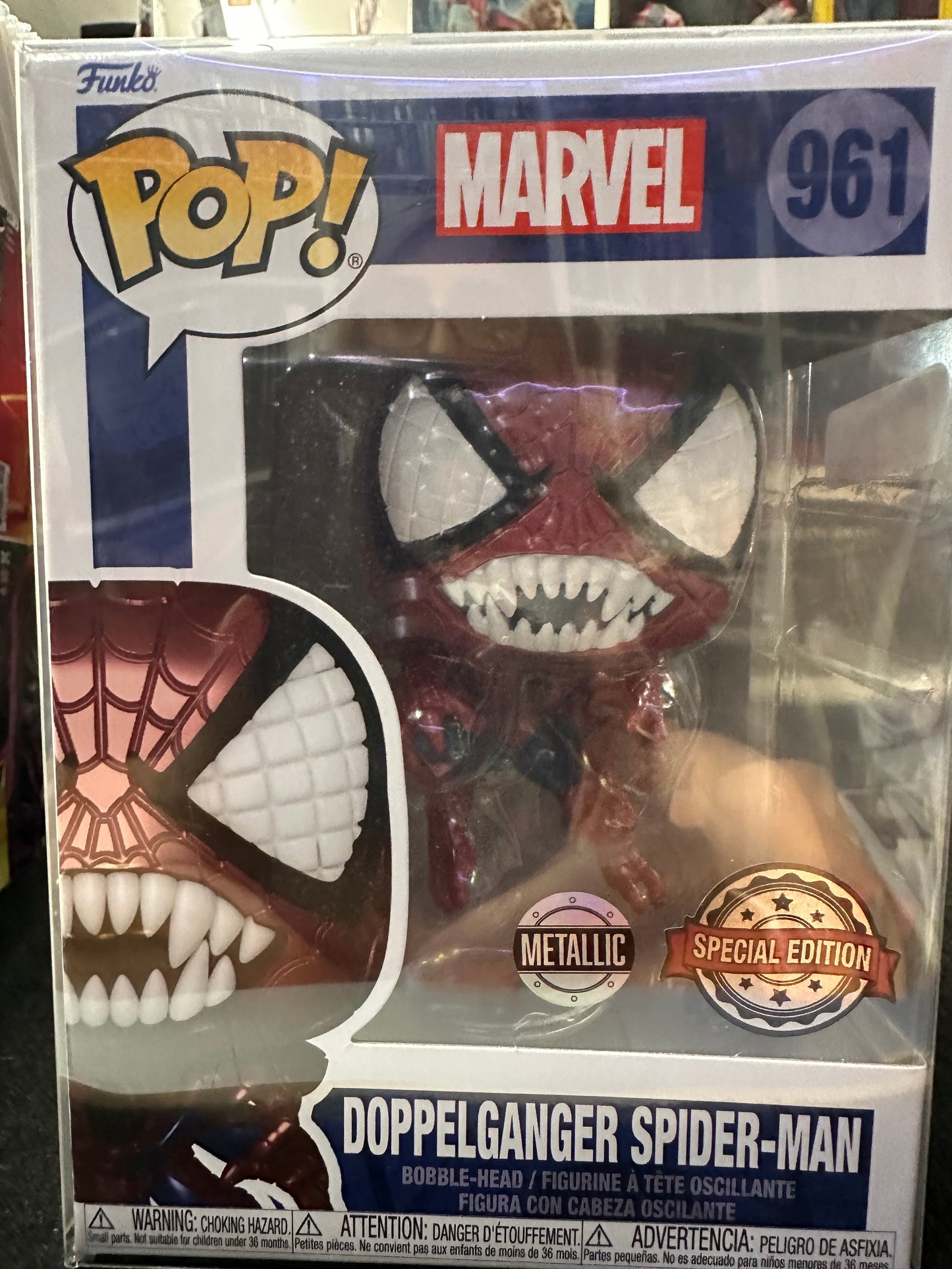 FUNKO POP MARVEL DOPPEL GANGER SPIDER-MAN #961 SPECIAL EDITION