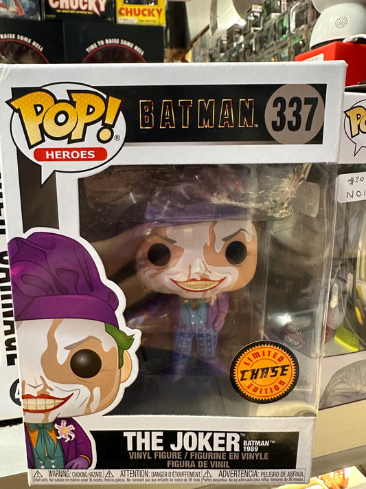 FUNKO POP BATMAN THE JOKER #337 LIMITED CHASE EDITION