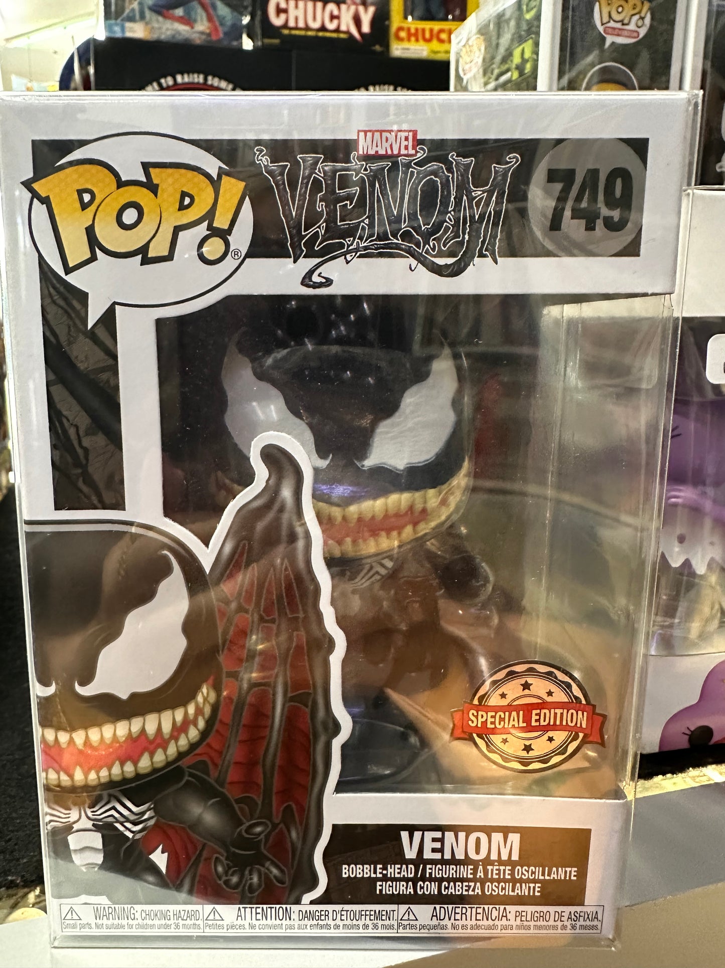 FUNKO POP VENOM SPECIAL EDITION #749