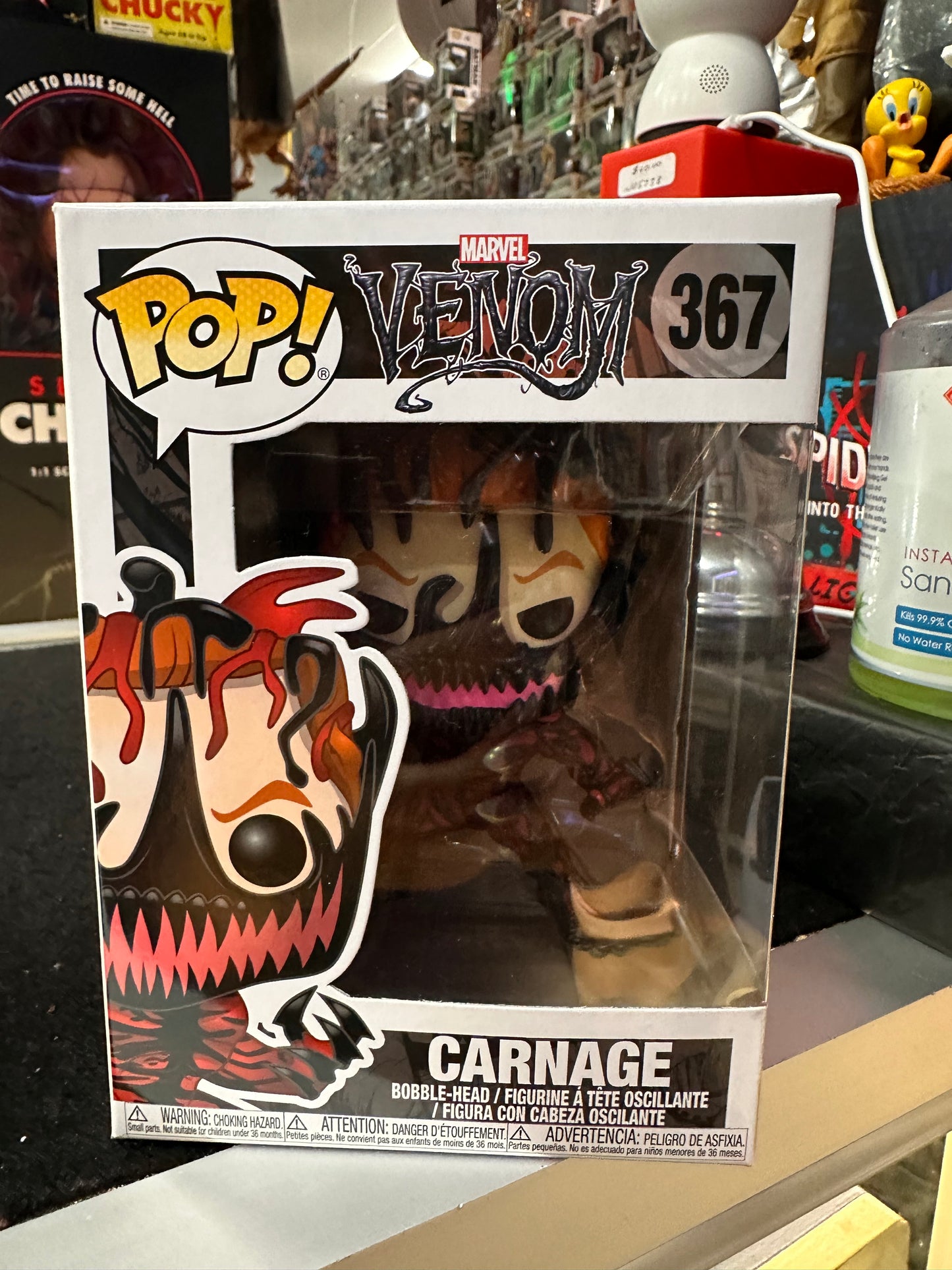 FUNKO POP MARVEL VENOM CARNAGE #367