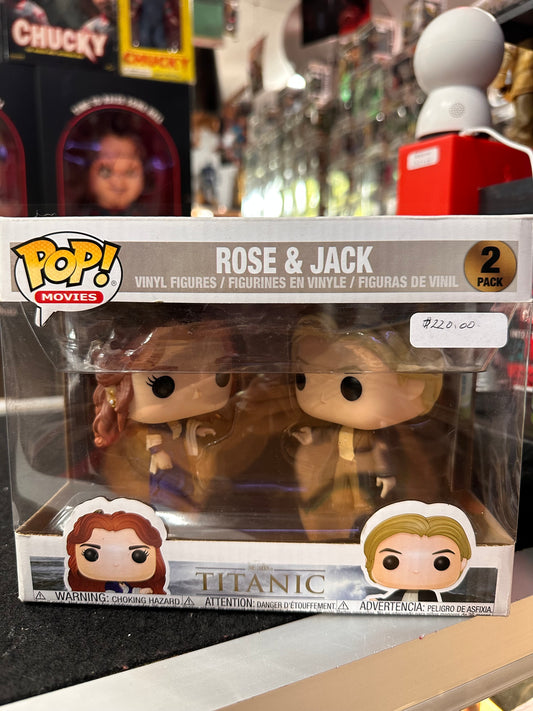 FUNKO POP TITANIC ROSE AND JACK 2 PACK