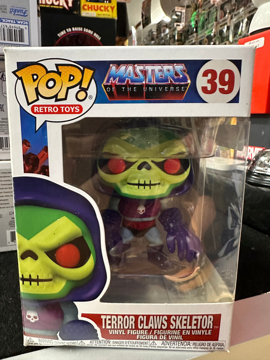 FUNKO POP MASTERS OF THE UNIVERSE TERROR CLAWS SKELETOR #39