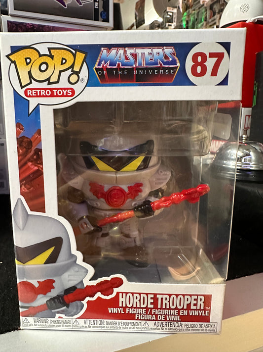 FUNKO POP MASTERS OF THE UNIVERSE HORDE TROOPER #87