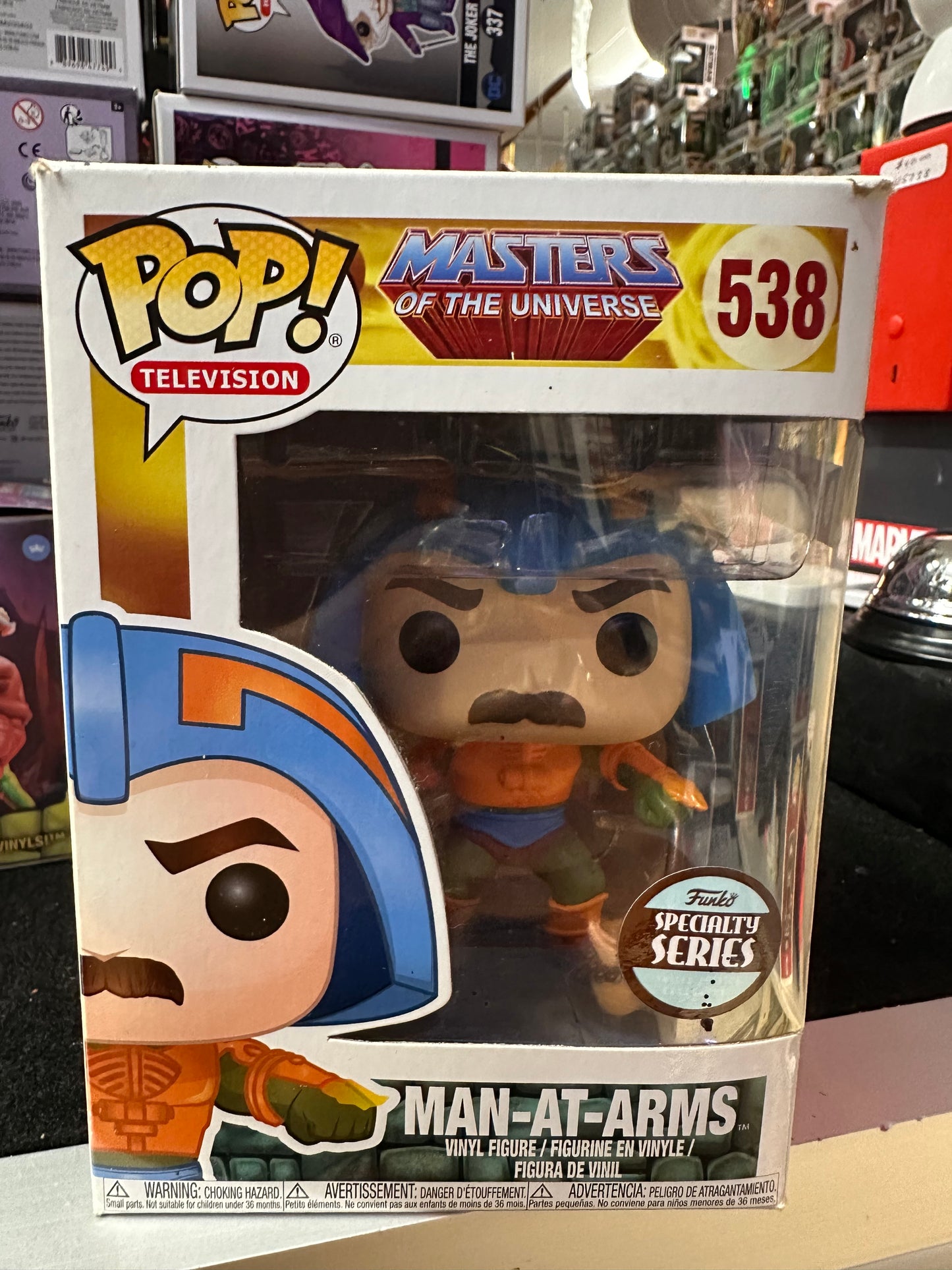 FUNKO POP MASTERS OF THE UNIVERSE MAN-AT-ARMS #538