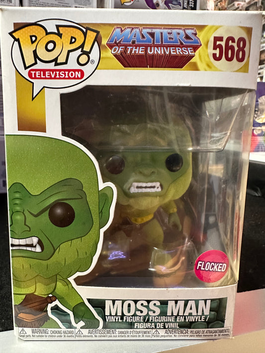 FUNKO POP MASTERS OF THE UNIVERSE MOSS MAN FLOCKED #568