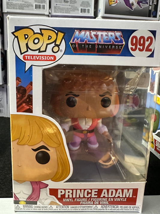 FUNKO POP MASTERS OF THE UNIVERSE PRINCE ADAM #992