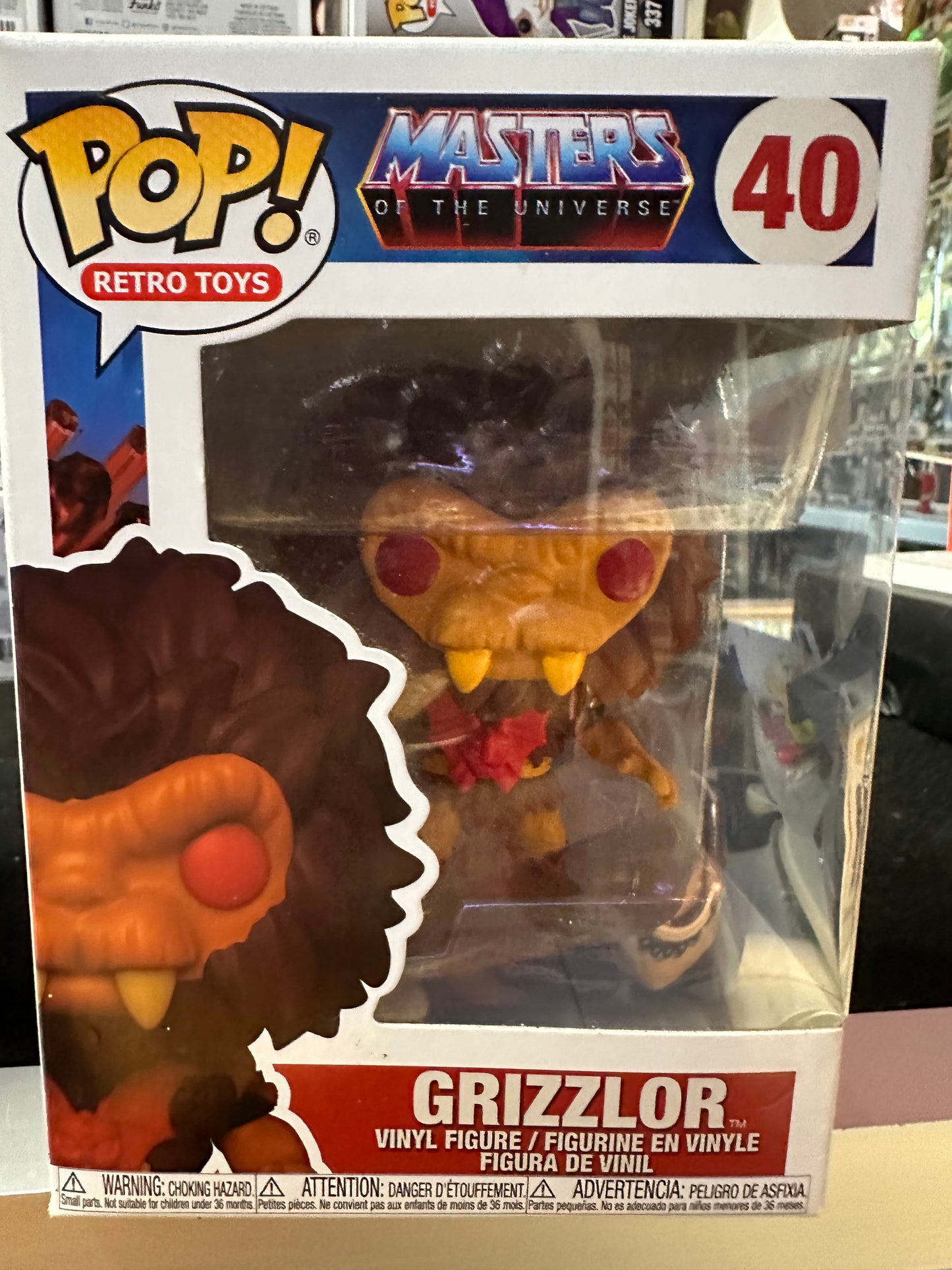 FUNKO POP MASTERS OF THE UNIVERSE GRIZZLOR #40