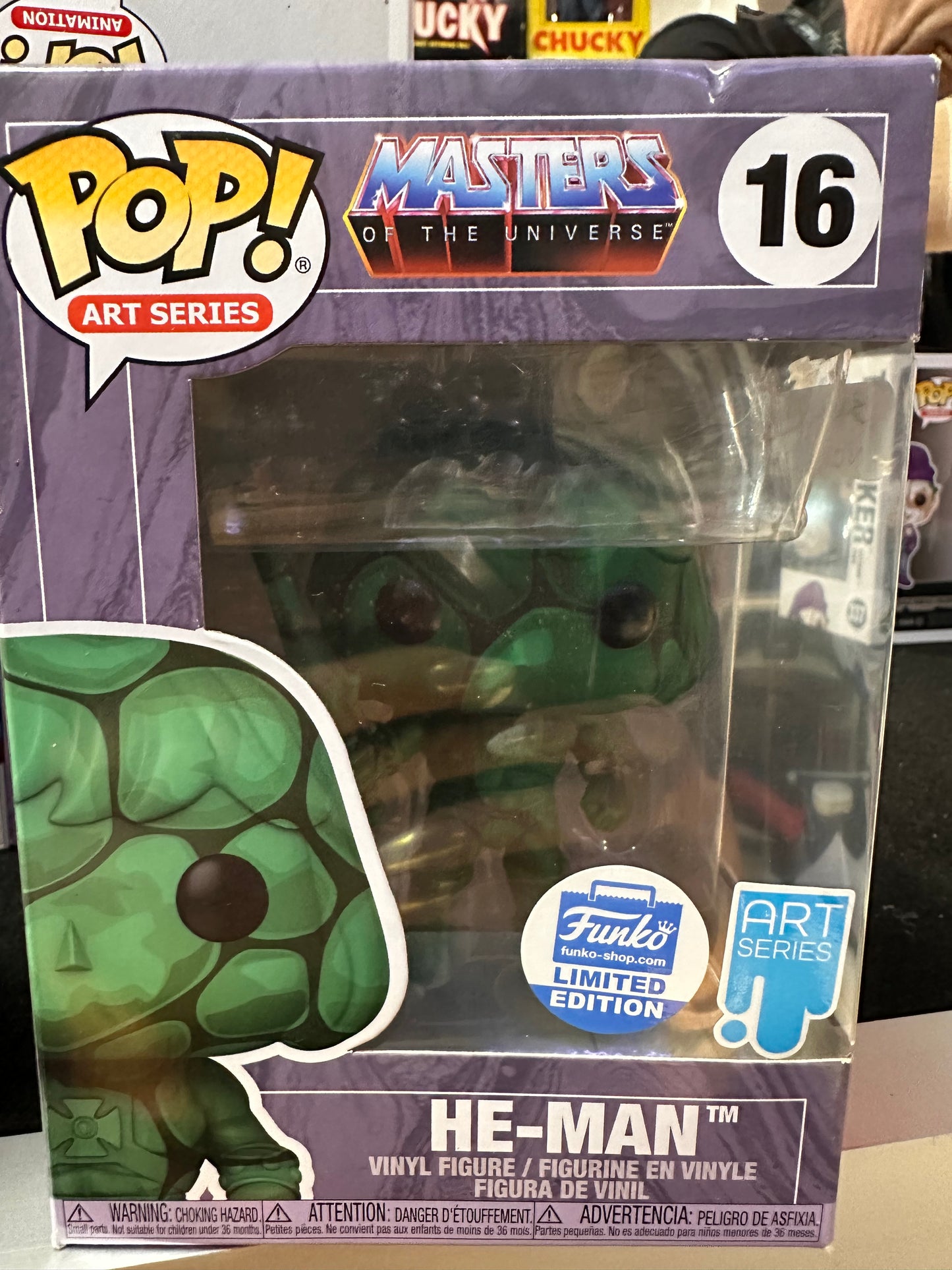 FUNKO POP MASTERS OF THE UNIVERSE HE-MAN ART SERIES LIMITED EDITION #16