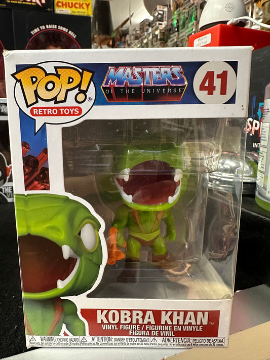 FUNKO POP MASTERS OF THE UNIVERSE KOBRA KHAN #41