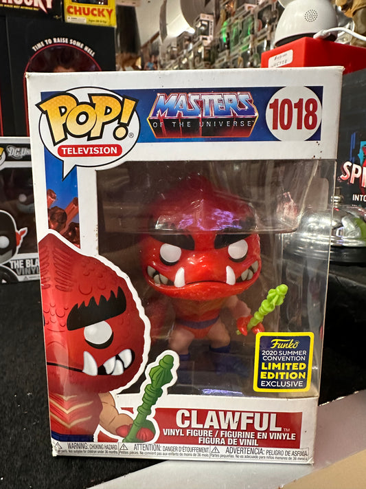 FUNKO POP MASTERS OF THE UNIVERSE CLAWFUL LIMITED EDITION #1018