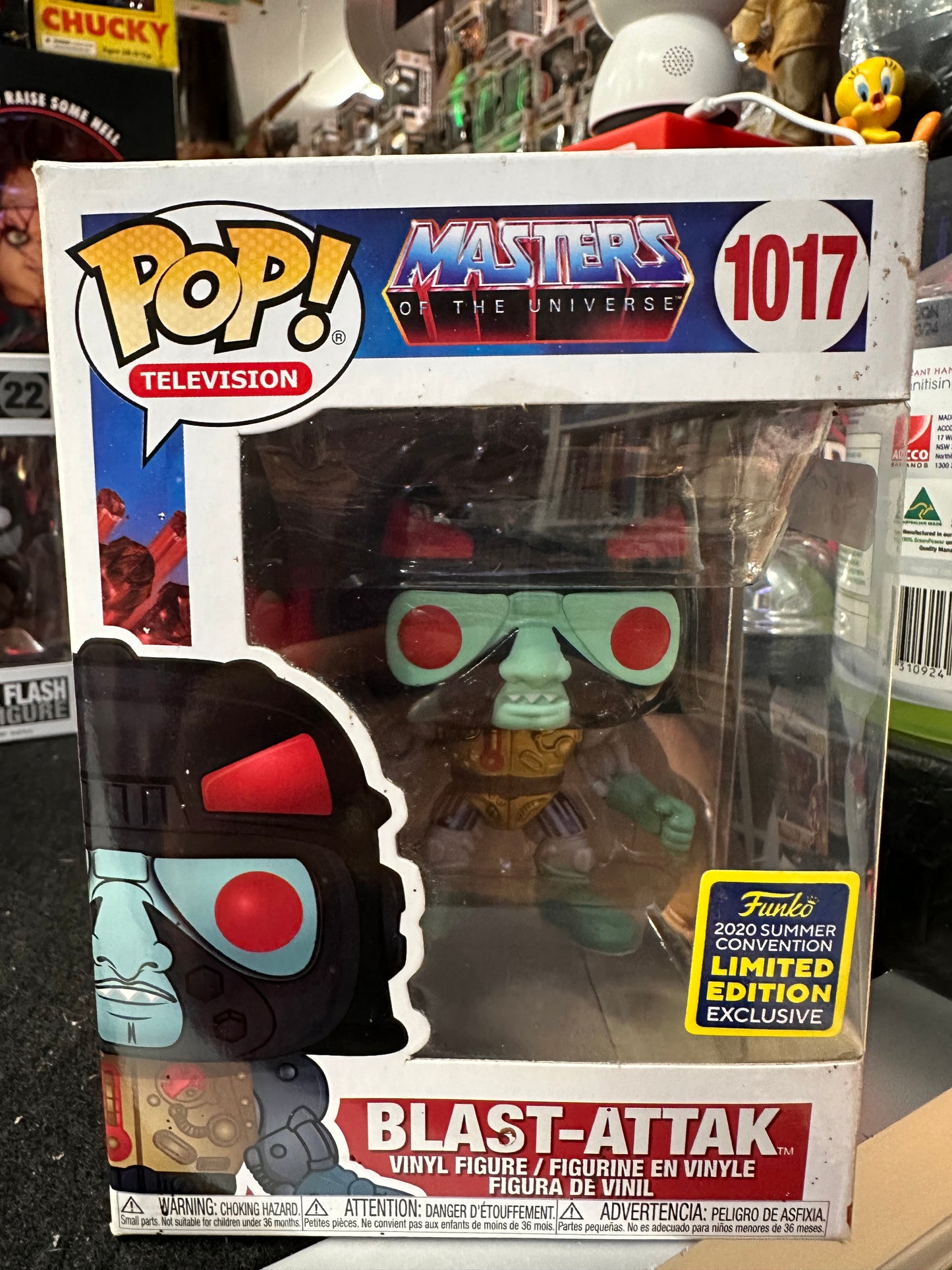 FUNKO POP MASTERS OF THE UNIVERSE BLAST-ATTAK LIMITED EDITION # 1017