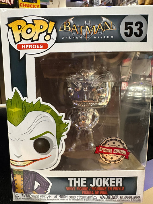 FUNKO POP BATMAN ARKHAM ASYLUM THE JOKER #53 SPECIAL EDITION