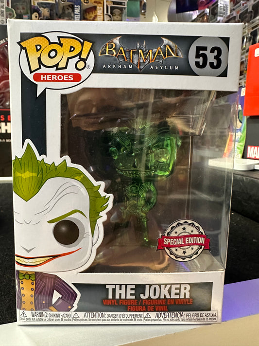 FUNKO POP BATMAN ARKAHAM ASYLUM THE JOKER #53 SPECIAL EDITION