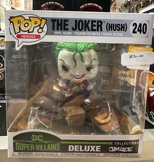 FUNKO POP DC SUPER-VILLIANS THE JOKER (HUSH) DELUXE #240