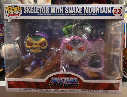 FUNKO POP MASTERS OF THE UNIVERSE SKELETOR WITH SNAKE MOUNTAIN #23