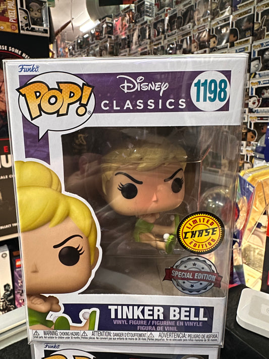 FUNKO POP DISNEY CLASSICS TINKER BELL #1198 LIMITED CHASE EDITION SPECIAL EDITION