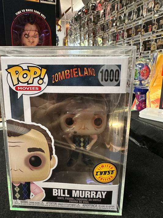 FUNKO POP ZOMBIELAND BILL MURRAY #1000 LIMITED CHASE EDITION