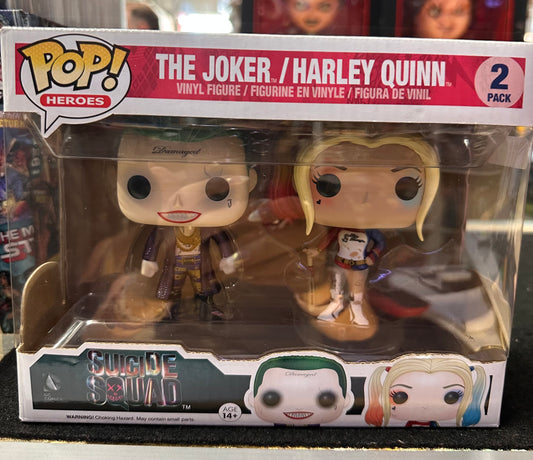 FUNKO POP THE JOKER / HARLEY QUINN 2PACK